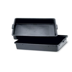 Bandeja Transporte Plastico Negra - 57 x 42 x 9 cm.