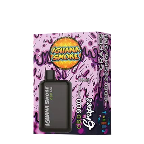 Vaper CBD Iguana Smoke 900 - Grapes