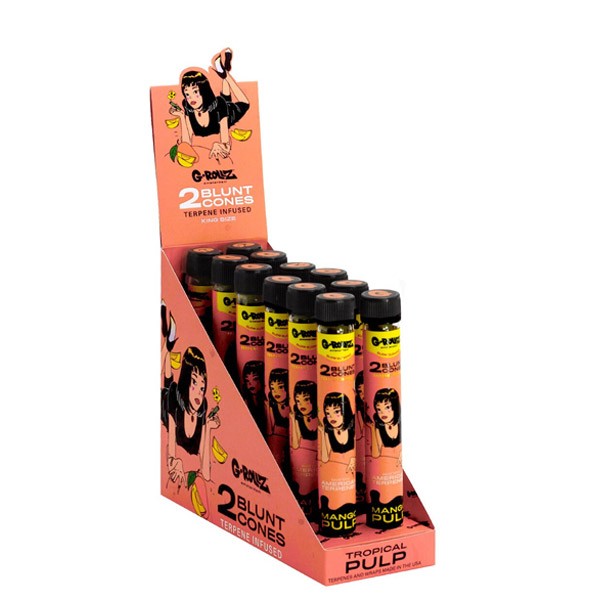Blunts Cones G-Rollz Hemp Pulp Mango 2 ud.