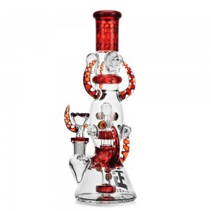 Bong de Cristal Devil Octopus