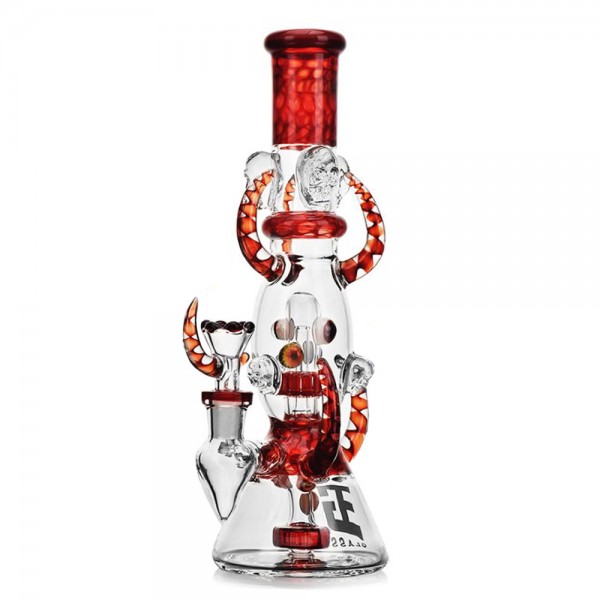 Bong de Cristal Devil Octopus