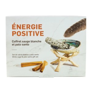 Set Energía Positiva - Salvia Blanca y Palo Santo