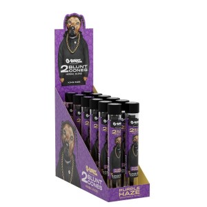 Blunts Cones G-Rollz Hemp The Dog Purple Haze – 2 Unidades