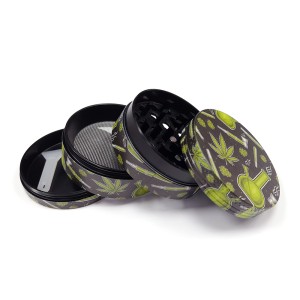 Grinder Polinizador Metal Leaf 50 mm – Mix Color