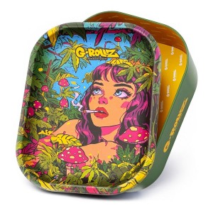Bandeja de Metal con Caja G-Rollz Jungle 18 x 14 cm